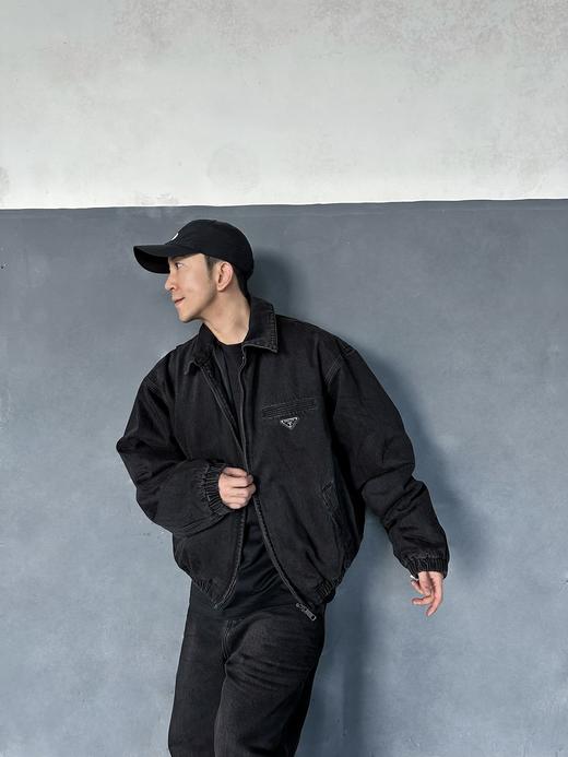 P家 三角标单宁棉服夹克外套（JN） 商品图0