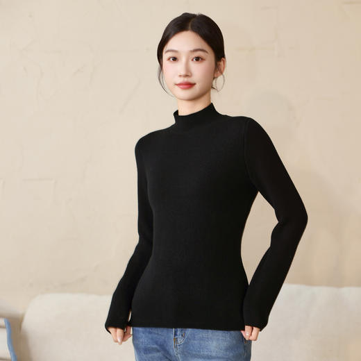 木言欢一体水貂绒毛衣，内里是厚厚软软的水貂绒！贴身穿软糯丝滑感 商品图8