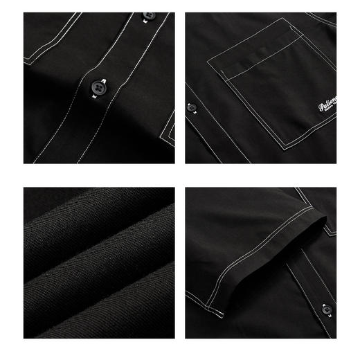 gxg.jeans男装  夏季热卖翻领短袖衬衫JEX12301802 商品图3