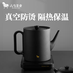 八马茶具 | 八马茗侣烧水壶-复古黑650ml
