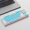 【电竞机械键盘，竞技游戏办公通用~】新款k919有线机械键盘 多拼色混光87键 青轴电竞游戏 办公笔记本键盘-QQ 商品缩略图13
