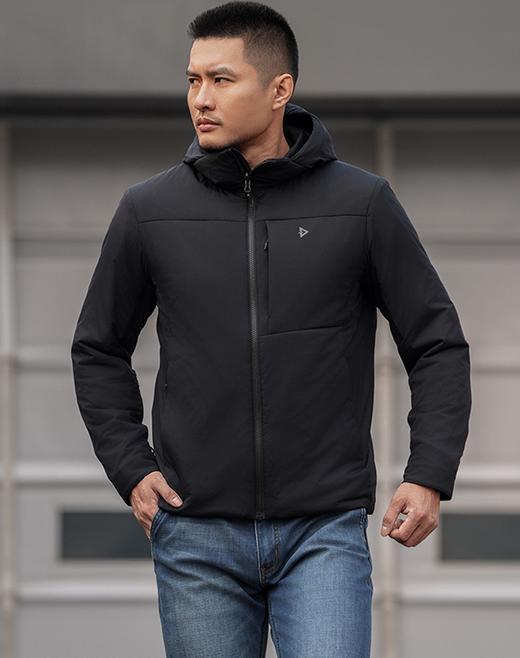 二代龙牙隐时轻量连帽棉服冬季保暖轻薄简约通勤棉服 商品图0