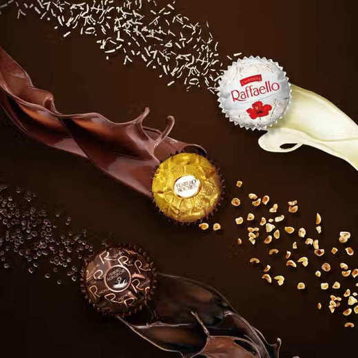 费列罗臻品巧克力糖果礼盒12粒装129.6g/041945 三种臻选丰富感受 商品图1