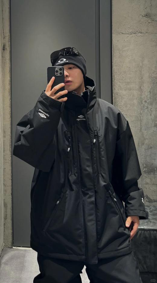 B家 重工滑雪棉服⛷️斜M暗格冲锋衣外套（JN） 商品图2