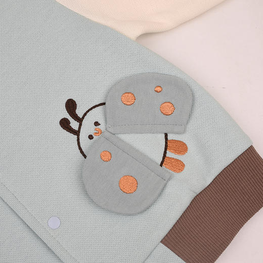 棉果果春季新品商场同款男童撞色拼接卡通长袖外套M112100225119 商品图2