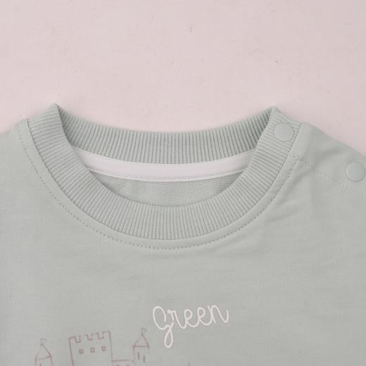 棉果果春季新品商场同款女童小清新小毛圈圆领套头卫衣M122180225083 商品图1