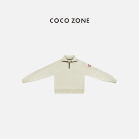 COCO ZONE 秋冬半拉链立领加绒休闲长袖卫衣CC1D2885