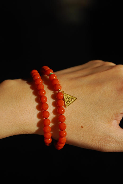 双圈南红｜金蛇三合 商品图3