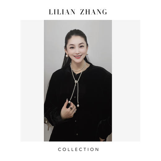 LILIAN ZHANG——“定制”—施家极光叠带长珠珠腰带配件 2413008 商品图1