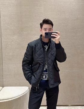 巴家 新款男士绗缝哈林顿夹克外套棉服（JN）
