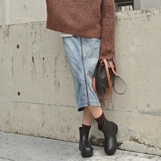 【顺丰包邮】42112 洛诗琳时髦百搭设计感双拉链头牛仔半身裙女573 商品图1