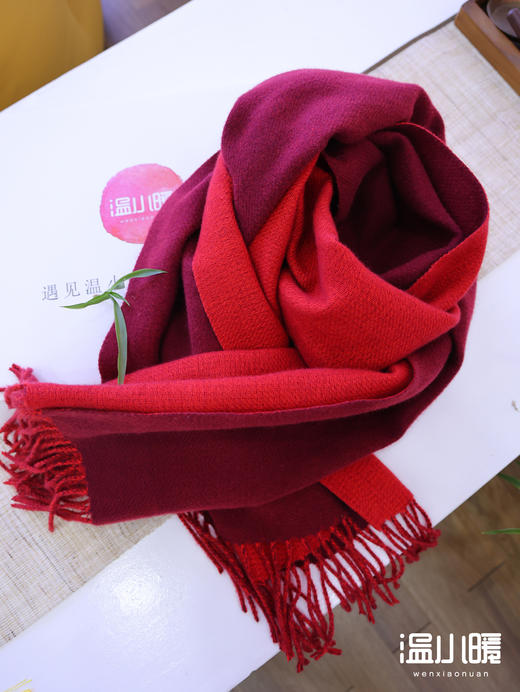 一抹「东方红」 不变「中国色」 红围巾（23815008） 商品图2