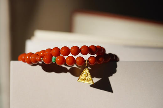 双圈南红｜金蛇三合 商品图2