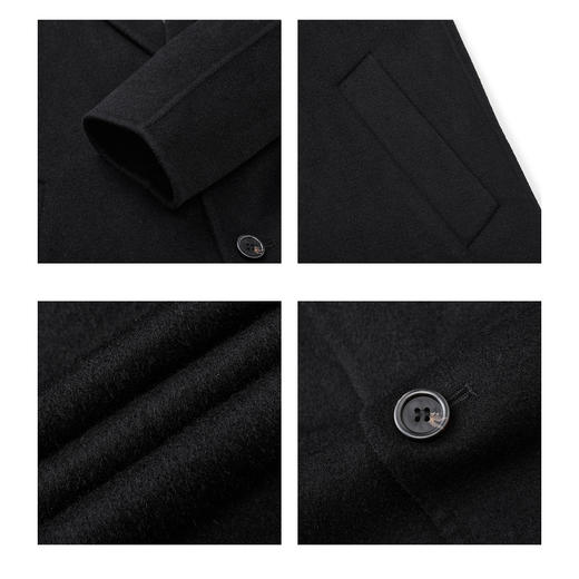 gxg.jeans男装 冬季热卖长款双面呢大衣J24X264041 商品图3