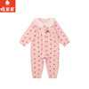 棉果果春季新品商场同款女童纯棉满印对开连体衣M122722225080 商品缩略图1