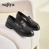 Safiya/索菲娅2025春英伦学院风软底羊皮一脚蹬复古JK小皮鞋SFD1112086 商品缩略图5