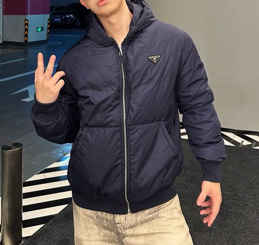 P家 暗藏青色 连帽羽绒服（JN） 商品图0