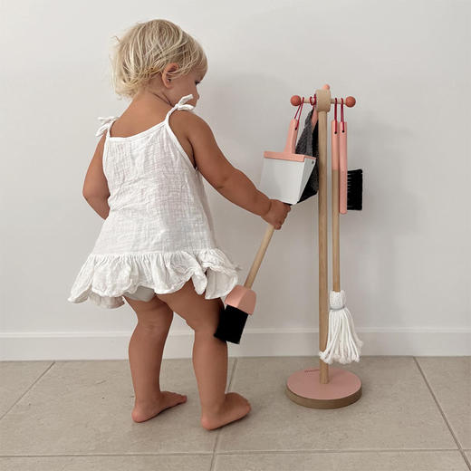 Moover 珊瑚粉儿童清洁玩具组合 角色扮演 适合年龄1岁+ 丹麦玩具 883337 商品图1