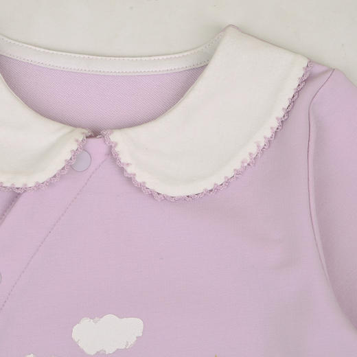 棉果果春季新品商场同款女童纯棉偏襟连体衣M122720225098 商品图2