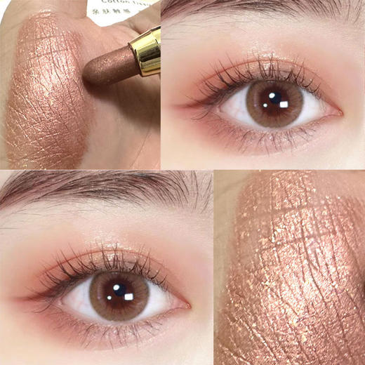 【适合新手！懒人眼影棒】卧蚕笔双头眼影笔高光防水不晕染 日常通勤，一抹成型。ry 商品图12