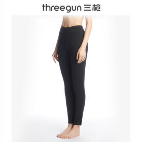 Threegun三枪 【罗马布复合羊毛绒】简约女士铅笔裤长裤-60836B911