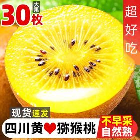 【一口爆汁！满口香甜】四川黄心猕猴桃，果肉鲜嫩多汁，营养丰富，奇异果新鲜水果当季整箱包邮金大果时令弥猴桃