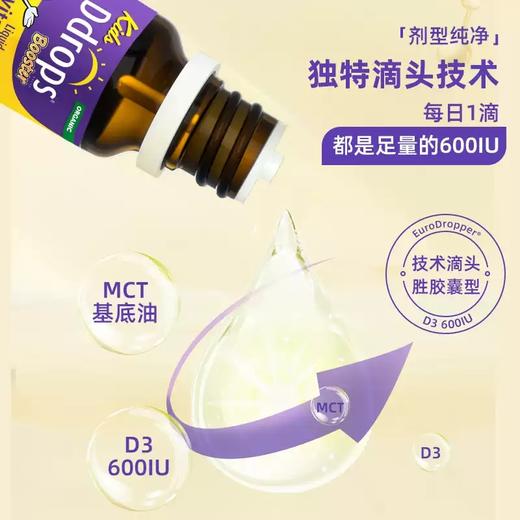 【跨境】Ddrops维生素D3滴剂加拿大版 2.8ml/瓶（效期：2027-11）新旧包装随机发货 商品图2