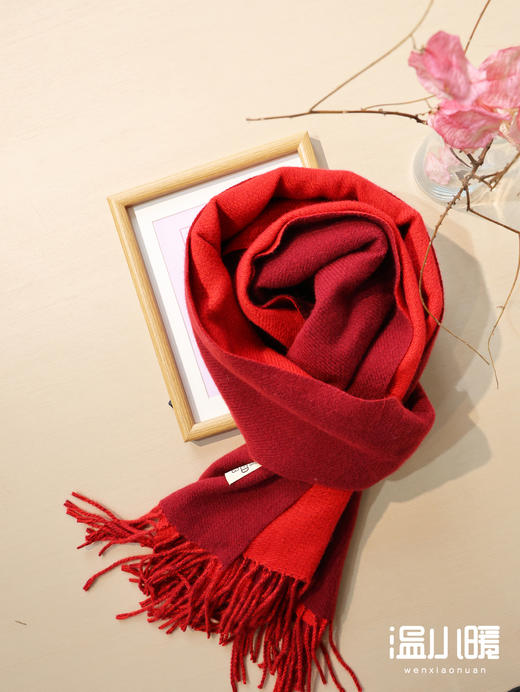 一抹「东方红」 不变「中国色」 红围巾（23815008） 商品图6