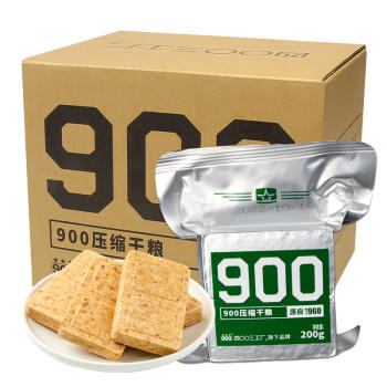 900压缩饼干 方便应急食品 家庭屯粮900压缩干粮200g*5包组合 /粮油调味 /方便食品 /其他方便食品 商品图7