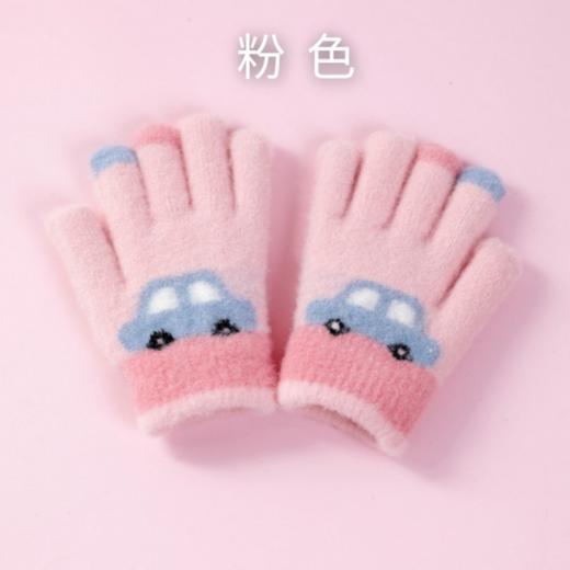 【儿童仿貂绒立体加绒提花手套💰】 🔥这款手套的颜值真的超高！💕提花设计精致又美观， 🌸让宝宝的小手瞬间变得时尚起来。  商品图1