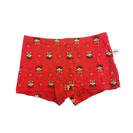 【2条】女童平角裤新年红内裤本命年底裤男内裤【CSK20316】 商品图4