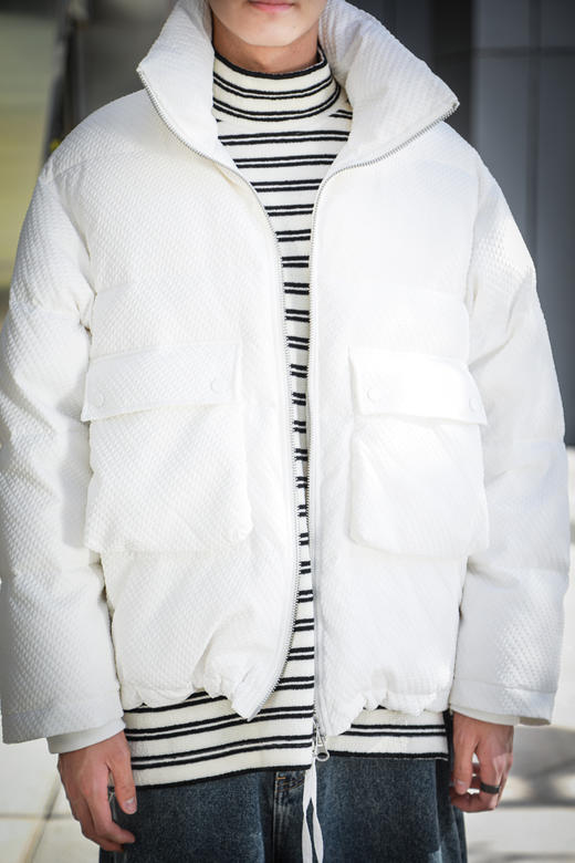 S442474464肌理宽松羽绒服 商品图1