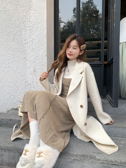 【169元任选2件】最后一波现货！【复古女郎】卡其色吊带裙 商品图6