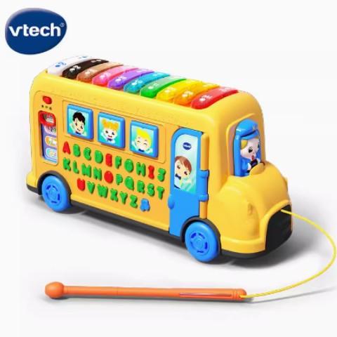 Vtech伟易达4合1字母巴士拖拉玩具车早教课木琴儿童音乐益智玩具 商品图0