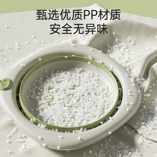 婴儿洗脸盆宝宝专用脸盆折叠盆新生婴幼儿童小盆子可折叠母婴用品 商品图2