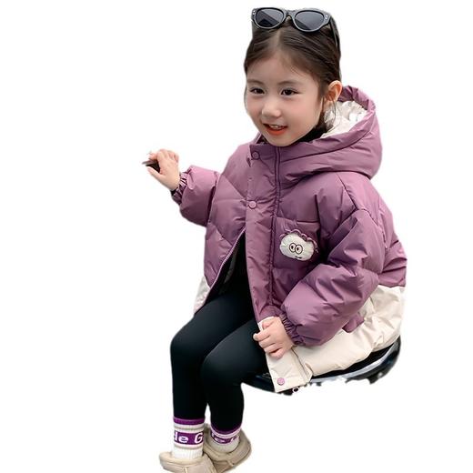 宝宝棉服新款女童棉袄冬季加厚外套洋气儿童保暖棉衣聚 商品图4