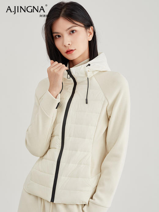 【冬日入场券】阿菁娜修身短款瘦美人羽绒服套装F29D230010 商品图3