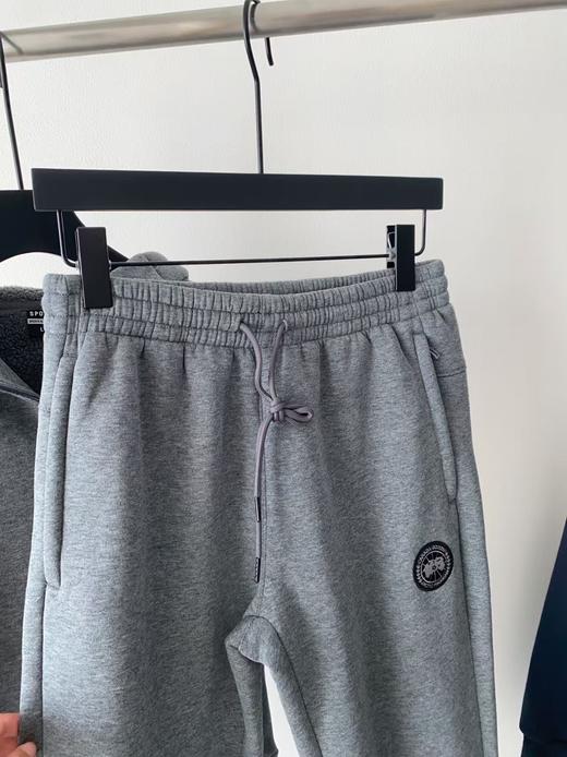 大鹅 2025新款 男士 加厚绒 经典刺绣标 连帽开衫卫衣/运动裤卫裤 可套装 Z-12232 商品图6