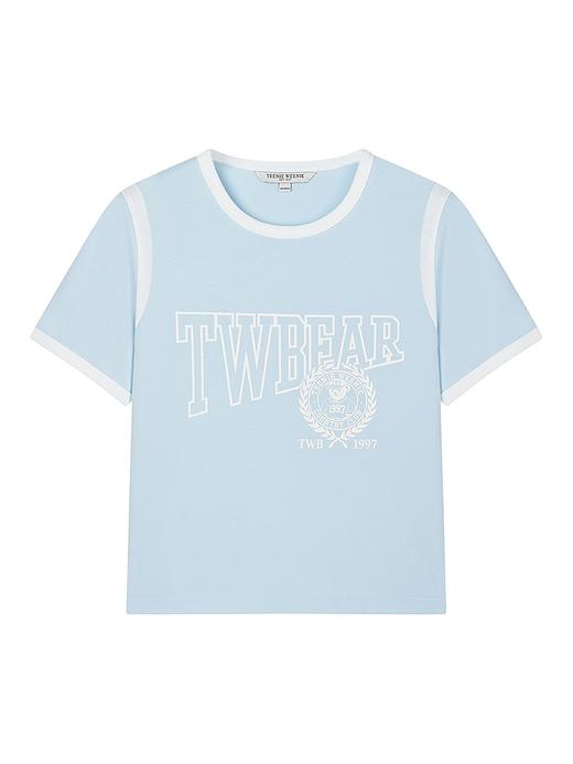 TeenieWeenie小熊字母圆领T恤女夏季女t恤TTRA256309I 商品图2