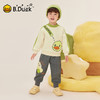 bduck小黄鸭童装男童加绒卫衣儿童宝宝上衣保暖套头衫冬装厚90-130 BF5531017 商品缩略图1