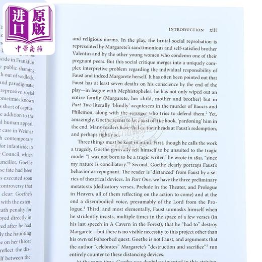 预售 【中商原版】浮士德 悲剧 第一部分和第二部分 修订版 英文版 Faust The Tragedy Johann Wolfgang Von Goethe 商品图2
