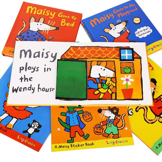 小彼恩小鼠波波Maisy 6册套装 橙盒 点读版 商品图3