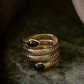 北京仓｜Temple of the sun-Metis-黑玛瑙 戒指［澳大利亚设计师］