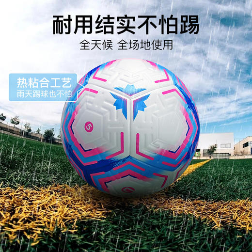 小李子正品李质造专业赛级训练足球热粘合5号球稳定耐踢脚感舒适 商品图1