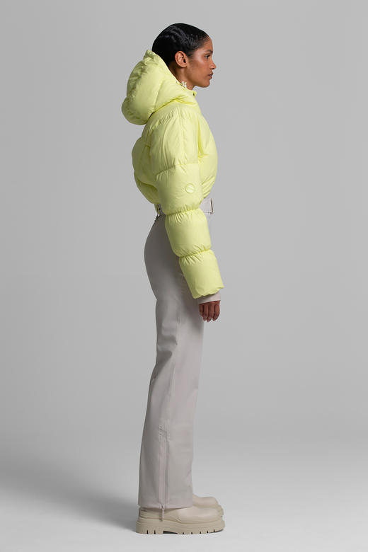 Cordova - Sommet Ski Suit - Citrus/Alabaster - 女装 - 连体滑雪服 - 柑橘色/白色 商品图2
