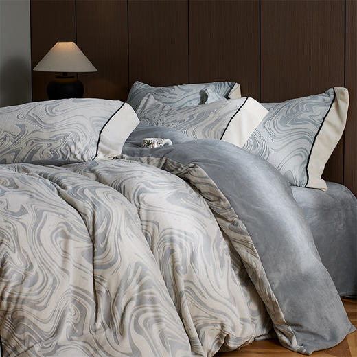 顶柔6D雕花牛奶绒四件套|暖糯舒适牛奶绒，无静电更安睡 商品图12