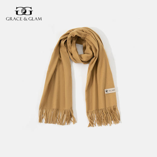 Grace&Glam 经典款秋冬保暖羊毛围巾披肩 商品图0
