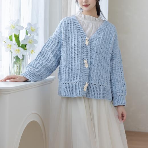 苏苏姐家拥抱大外套手工diy编织钩针毛线团自制外套材料包冬 商品图1