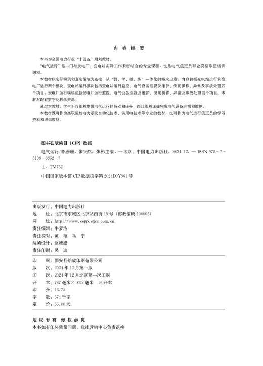 电气运行 商品图3