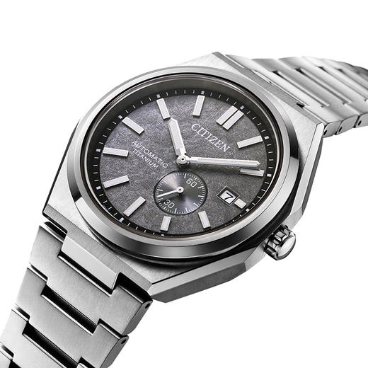 西铁城/CITIZEN新款机械表舒博钛腕表商务休闲男表NJ0180-80H 商品图5